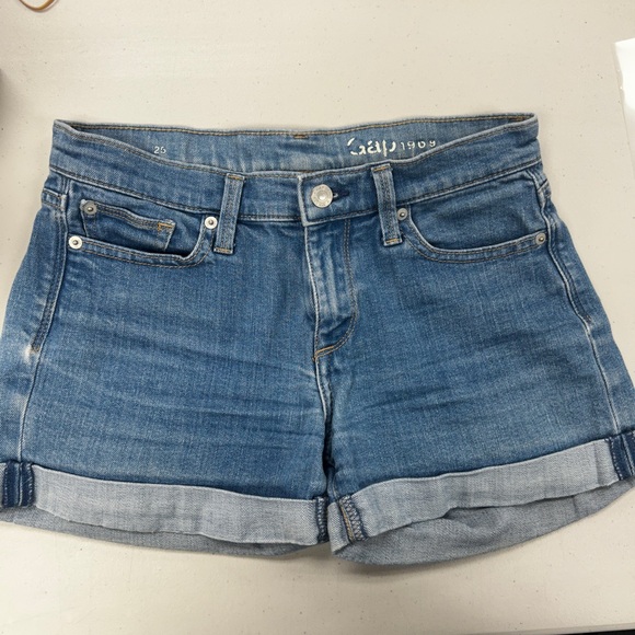 GAP Pants - GAP Blue Jean Shorts Distressed Cut-Off Style